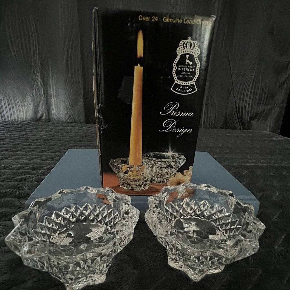 Vintage Prisma Design 24% Genuine Lead Crystal